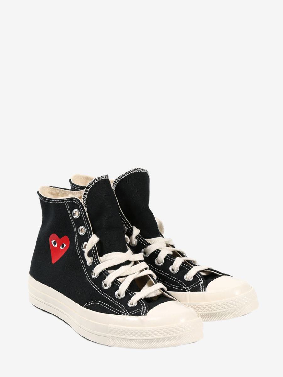 Comme Des Garçons Chuck Taylor Red Heart Sneakers