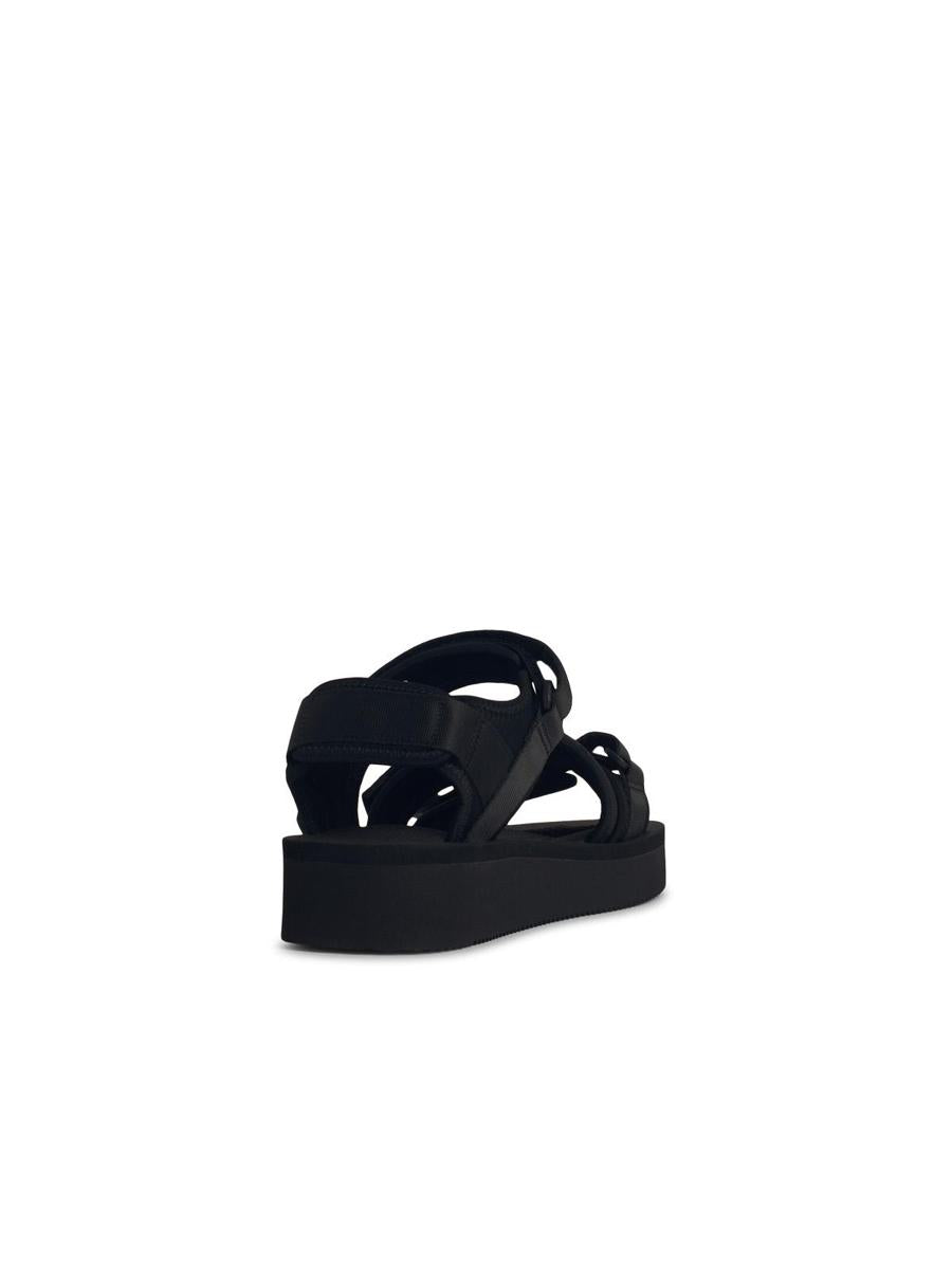 Palm Angels 'Kisee' Black Synthetic Fibre Sandals