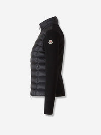 Moncler Quilted Zip-Up Cardigan