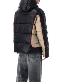 Diesel W-Ostend Hooded Ripstop Puffer Jacket