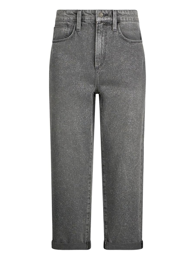 Liu Jo Ash Grey Washed Straight Leg Jeans
