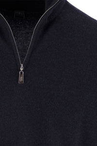 Fedeli Favonio - Zip Turtleneck Sweater In Cashmere