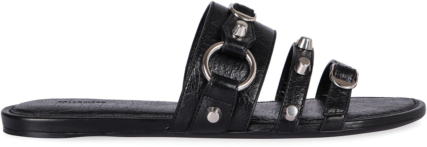 Balenciaga City Leather Mules