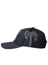 Palm Angels Black Cotton Hat