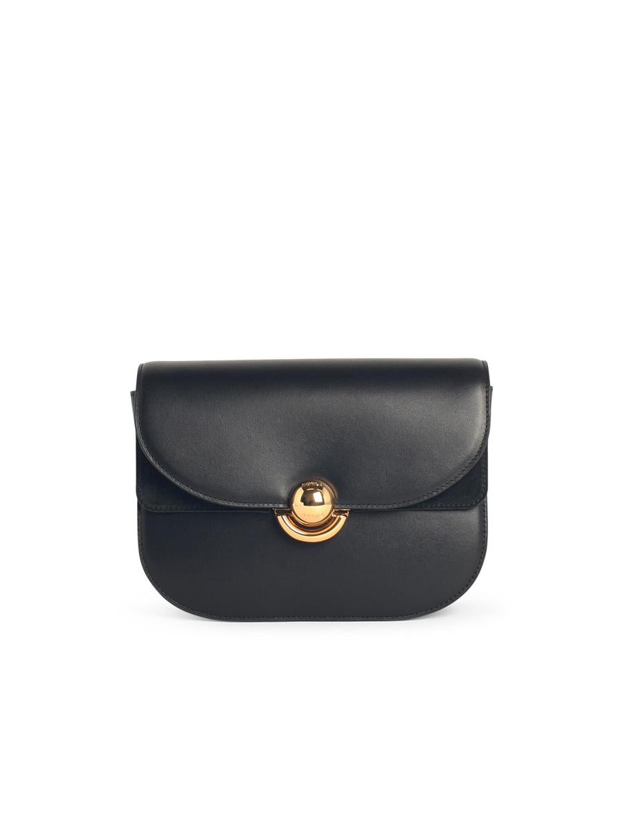 Furla 'Sphere' Black Leather Crossbody Bag
