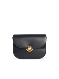 Furla 'Sphere' Black Leather Crossbody Bag
