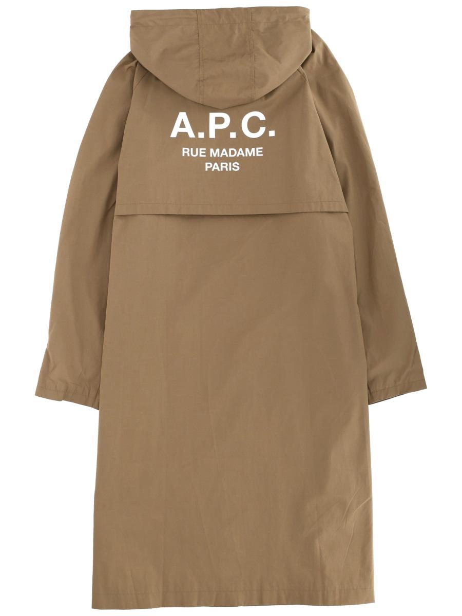 A.P.C. Hooded Trench Coat