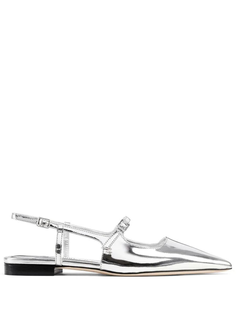 Jimmy Choo Didi Leather Ballet Flats Shoes