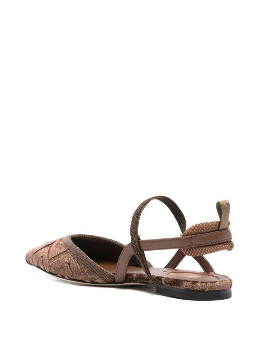 Fendi Colibrì Lite Slingback Ballets