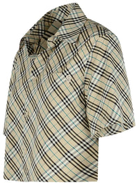 Burberry Cream Cotton Shirt