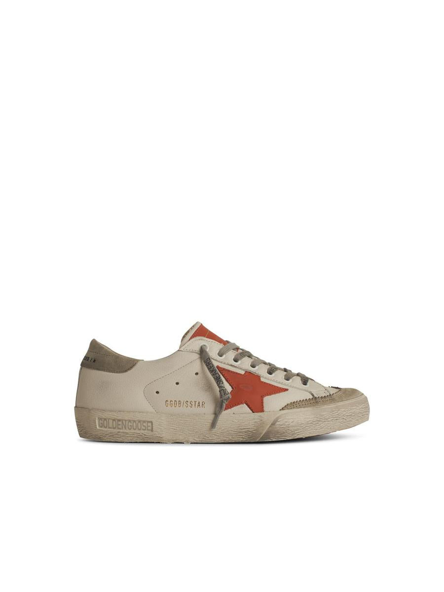 Golden Goose 'St' White Leather Sneakers