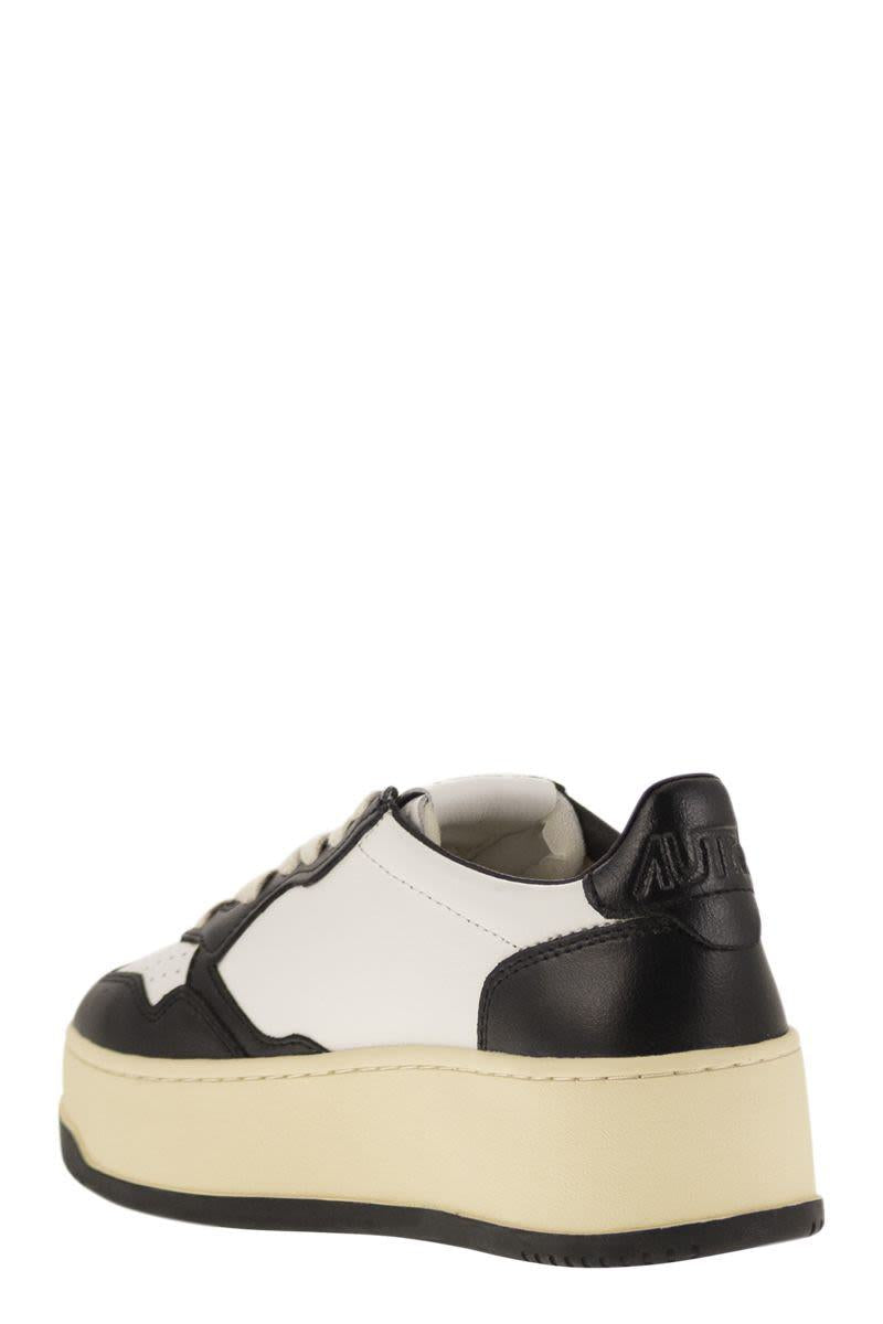 Autry Medalist Platform - Leather Trainers