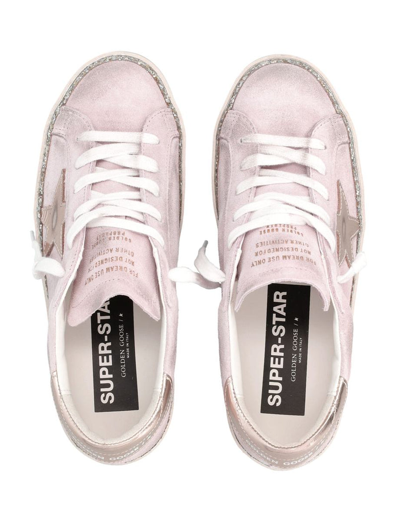 Golden Goose Super-Star Woman'S Sneakers Pink Glitter