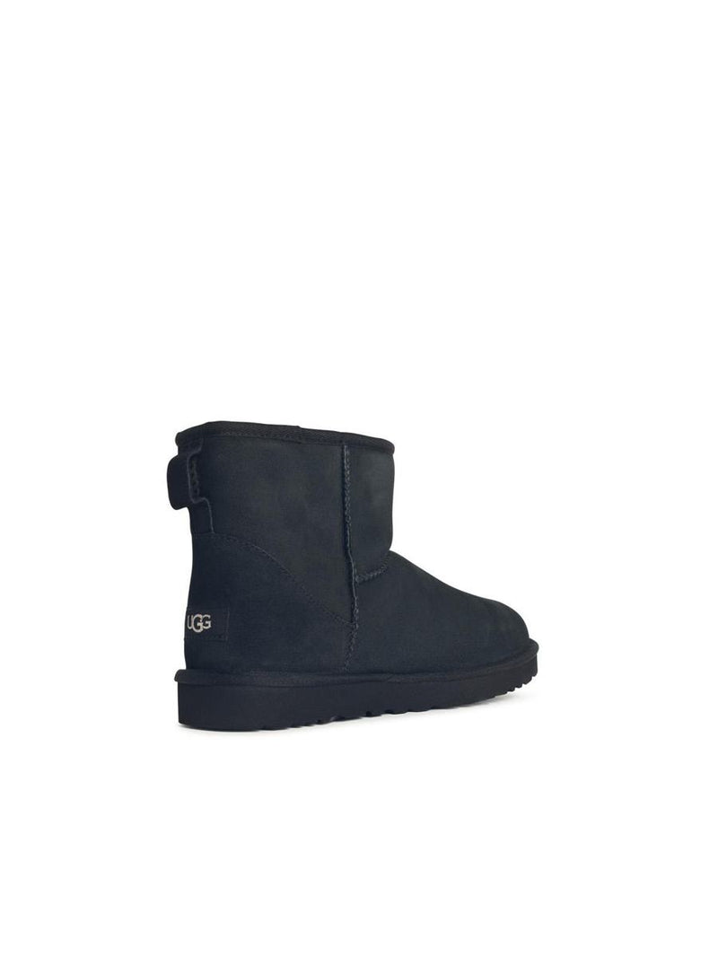 UGG 'Classic Mini' Black Suede Boots
