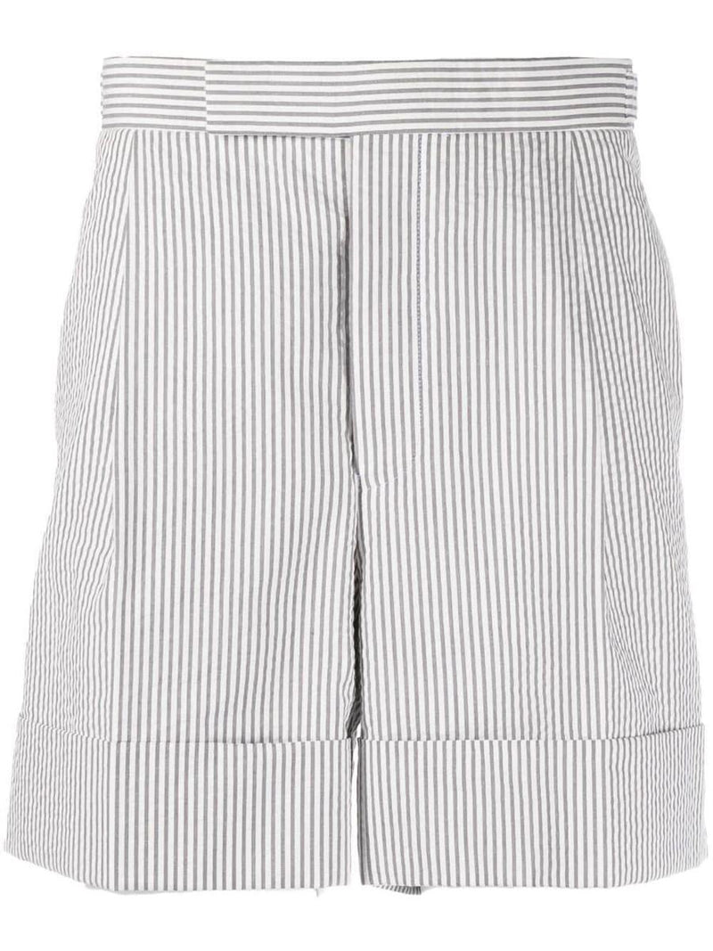 Thom Browne Shorts In Seersucker Clothing