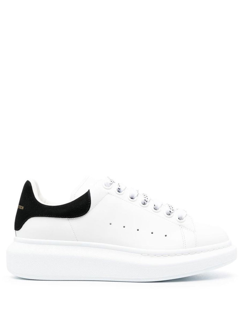 Alexander McQueen 'Oversize' Sneakers In White Leather
