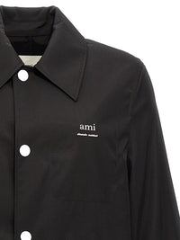 AMI Paris Technical Twill Trench Coat