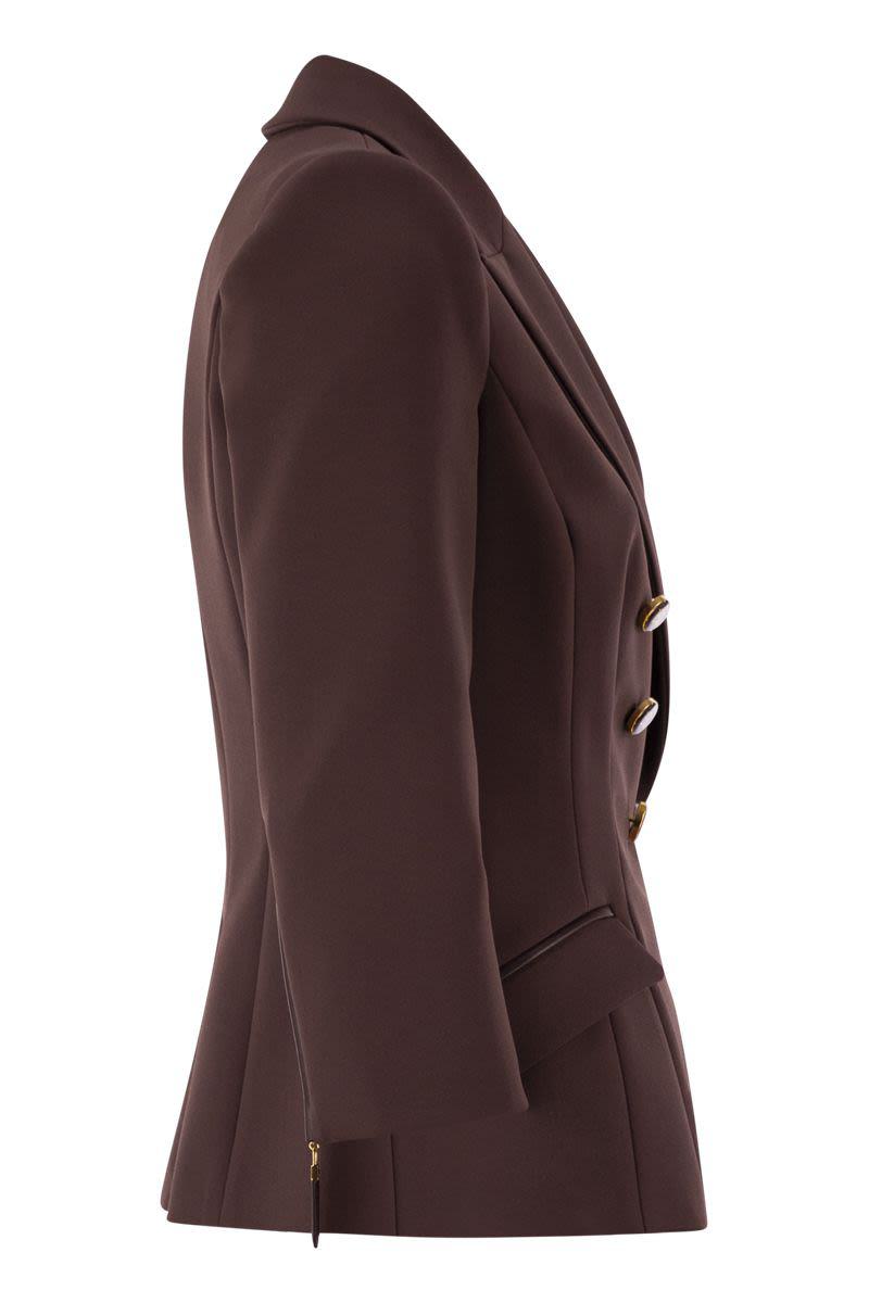 Elisabetta Franchi Double Crepe Blazer