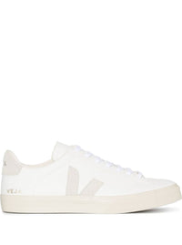 White Low-Top Sneakers With Logo Patch In Leather Unisex Veja