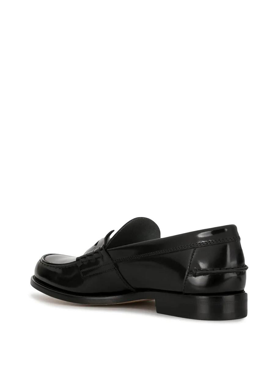 Tod'S Semi-Shiny Leather Penny Loafers Shoes