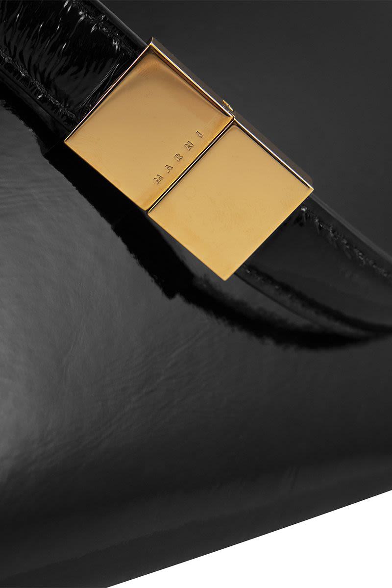 Marni Prisma - Patent Leather Shoulder Bag