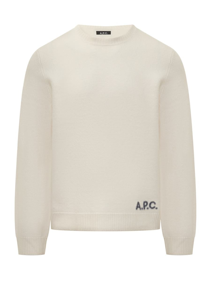 A.P.C. A.P.C. Wool Sweater With Embroidered Logo