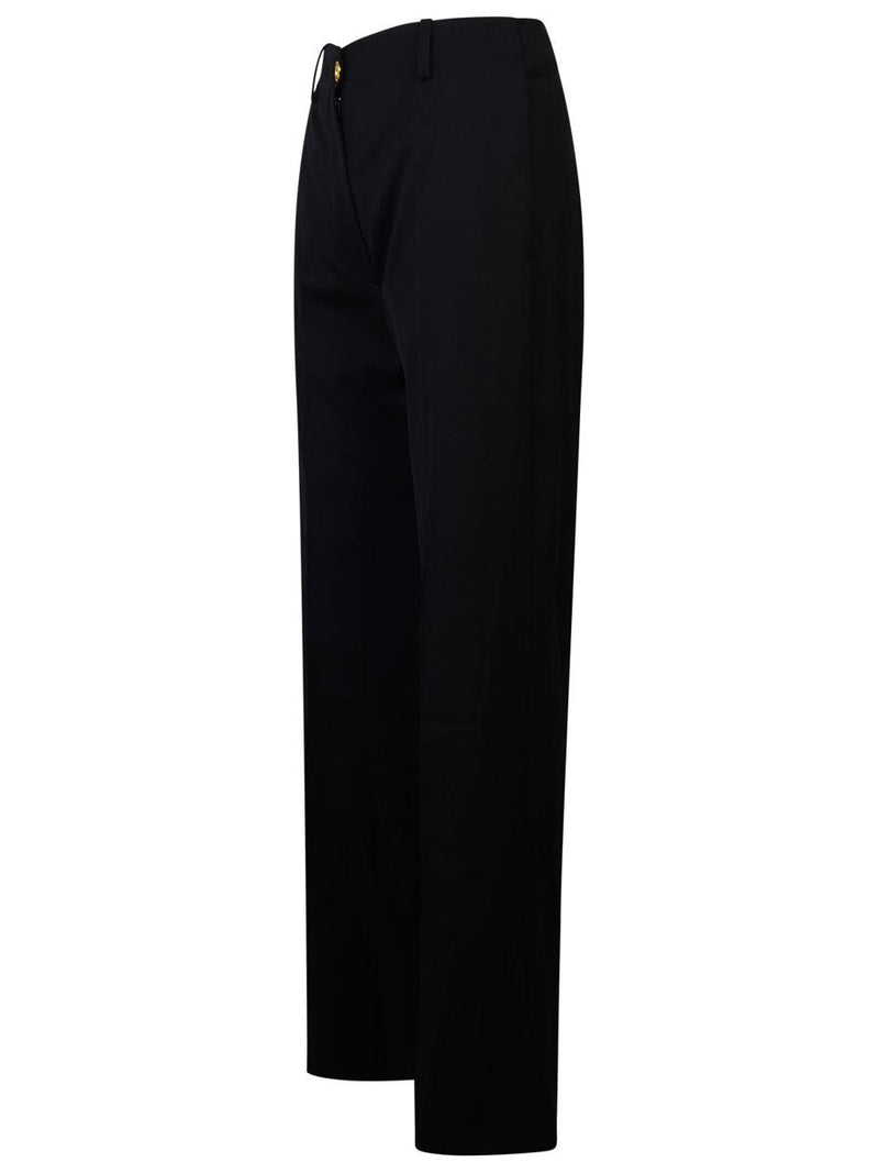 Patou Black Virgin Wool Pants