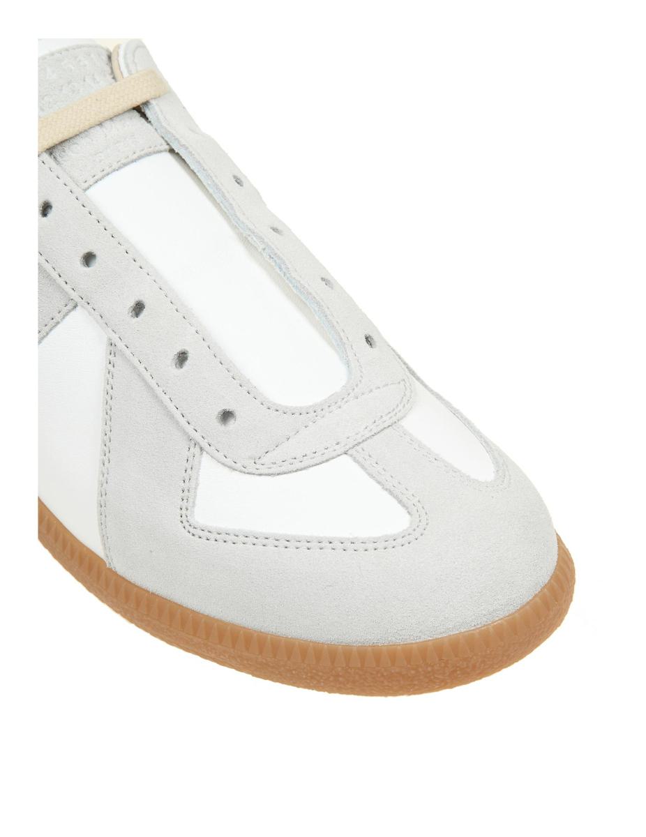 Maison Margiela Suede And Fabric Sneakers