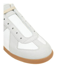 Maison Margiela Suede And Fabric Sneakers