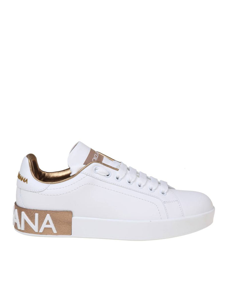 Dolce & Gabbana Portofino Line Sneakers In Nappa Leather
