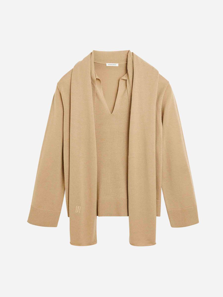 By Malene Birger Scarf Knit Cardigan