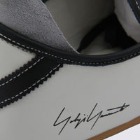 Y-3 Adidas Whte Leather Tokyo Sneakers