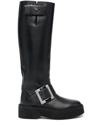 Roger Vivier Viv Rangers High Leather Boots