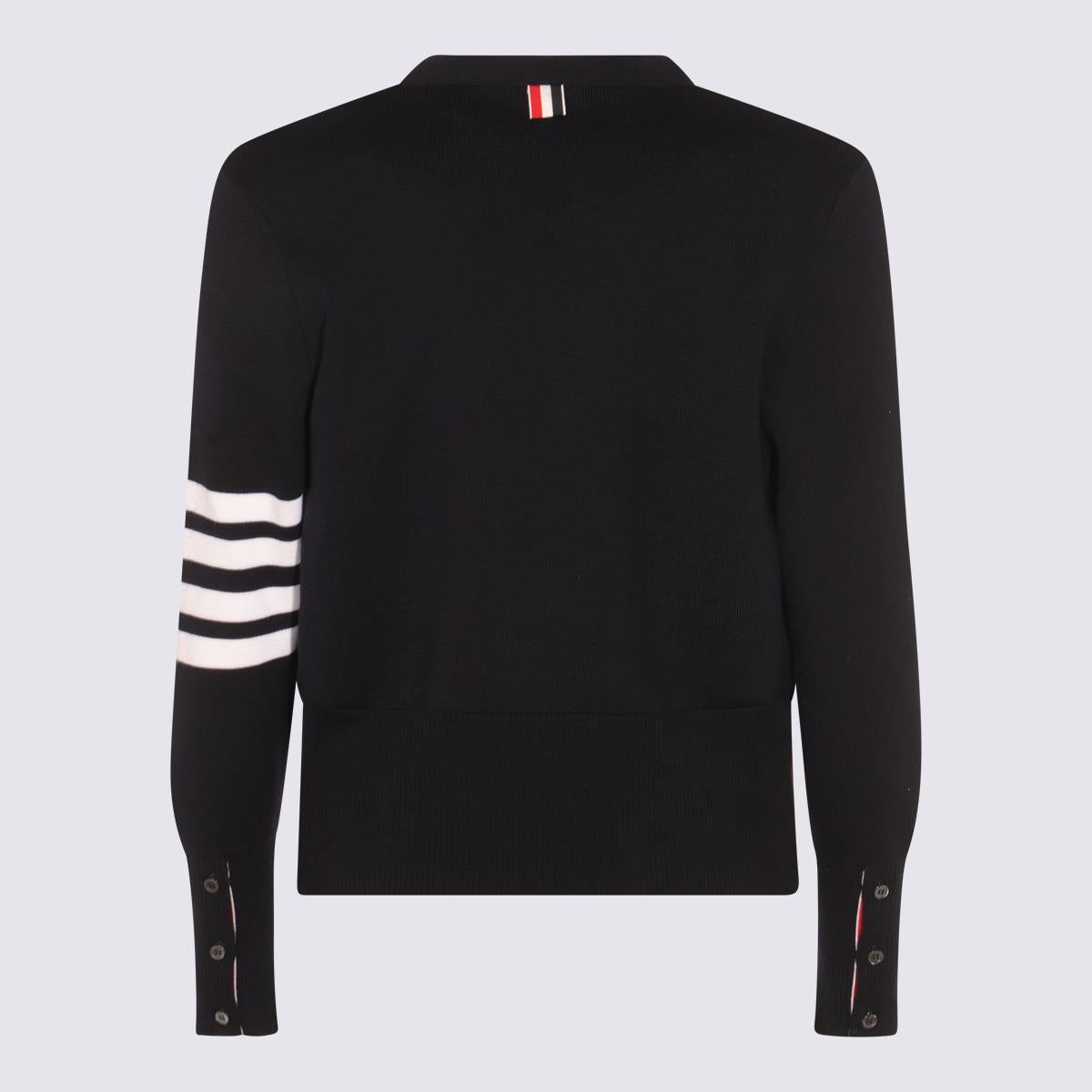 Thom Browne Navy Blue Wool Knitwear