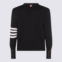 Thom Browne Navy Blue Wool Knitwear