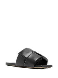 Bottega Veneta Patch Leather Flat Sandals