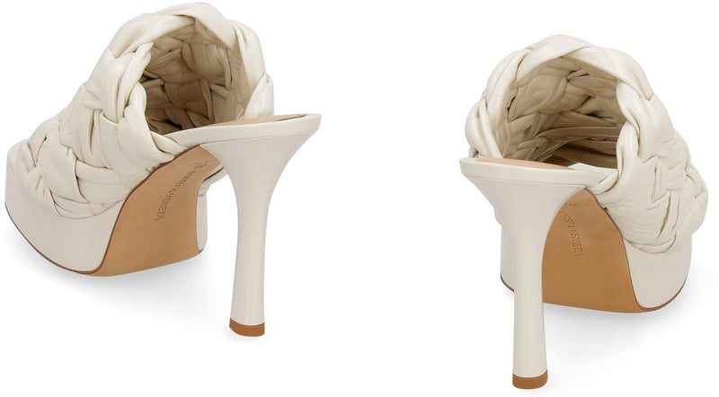 Bottega Veneta Bv Board Leather Mules