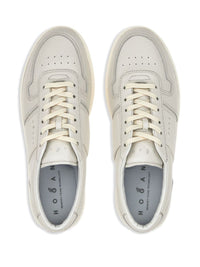 Hogan Sneakers H-Tv In Beige Leather