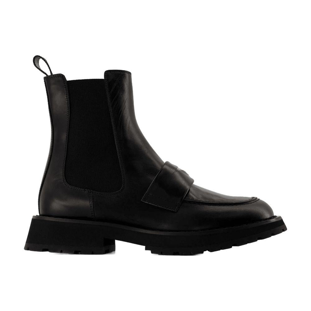 Alexander McQueen Worker Punk Ankle Boots