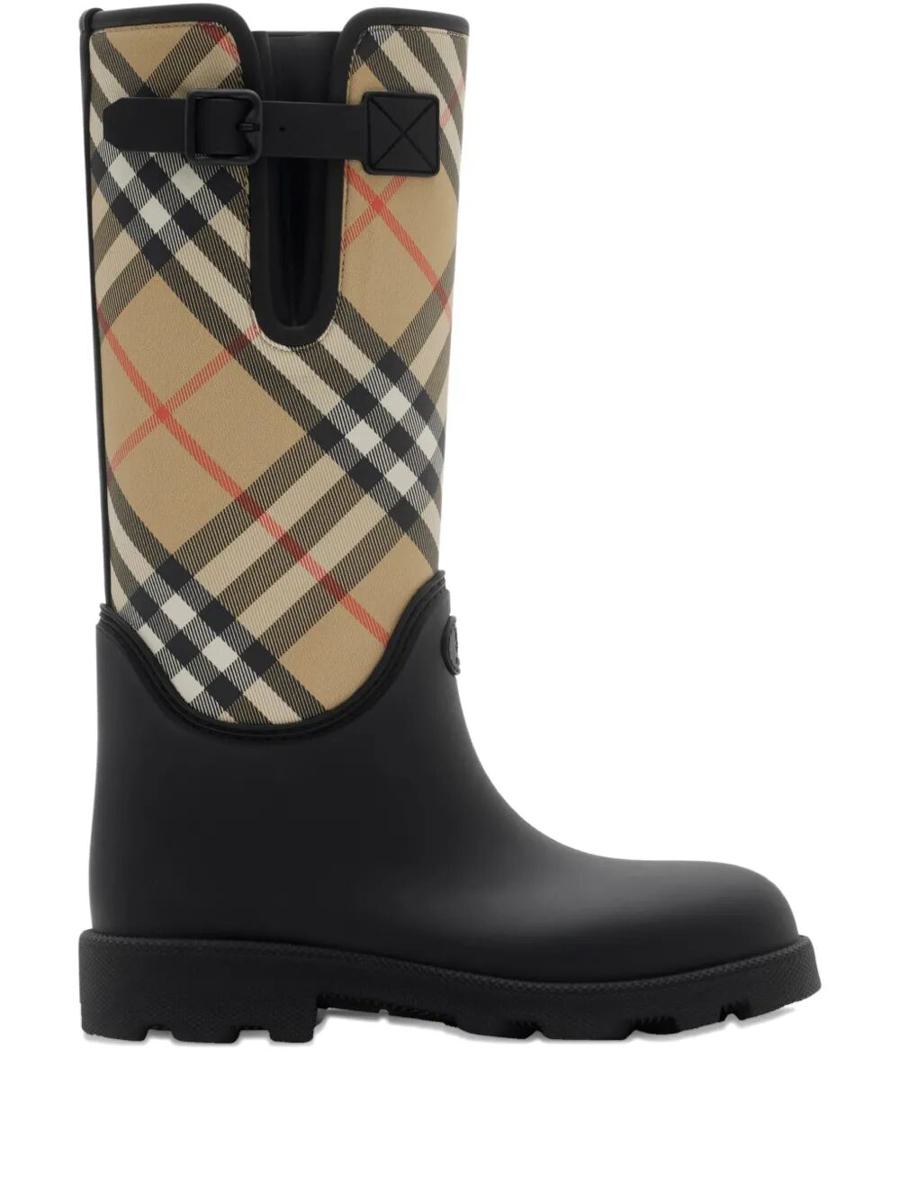 Burberry Rubber Marsh Stamp High Boots Shoes