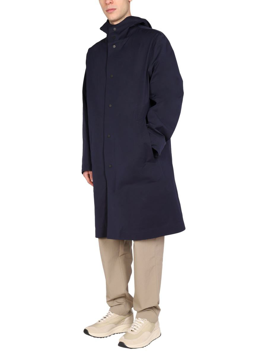 Monobi Hooded Trench Coat