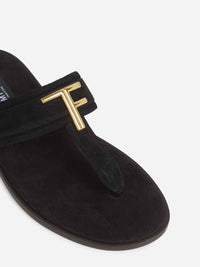 Tom Ford Brighton Leather Flip Flops