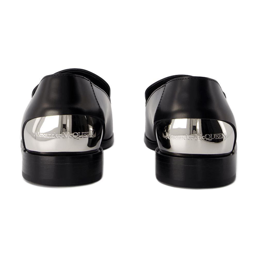 Alexander McQueen Metal Heel Loafers