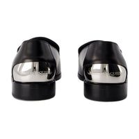 Alexander McQueen Metal Heel Loafers