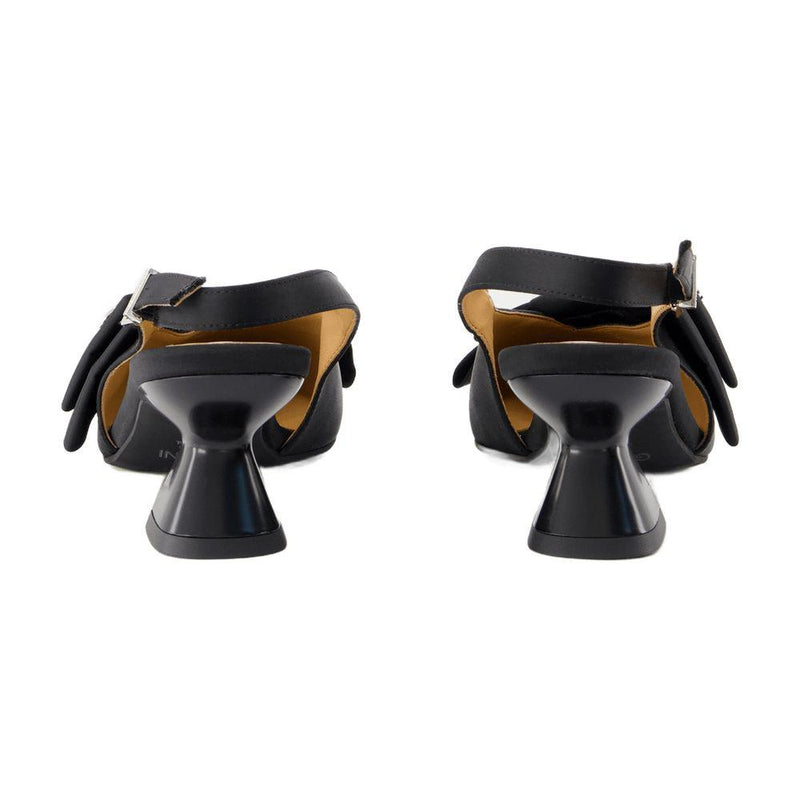 Ganni Big Bow Kitten Pumps