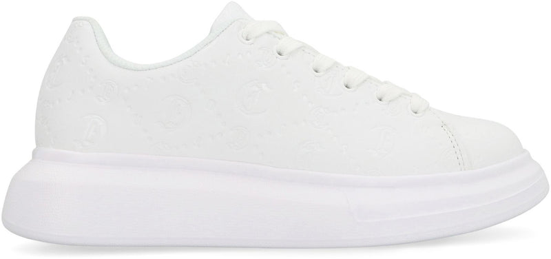 Just Cavalli Leather Low-Top Sneakers