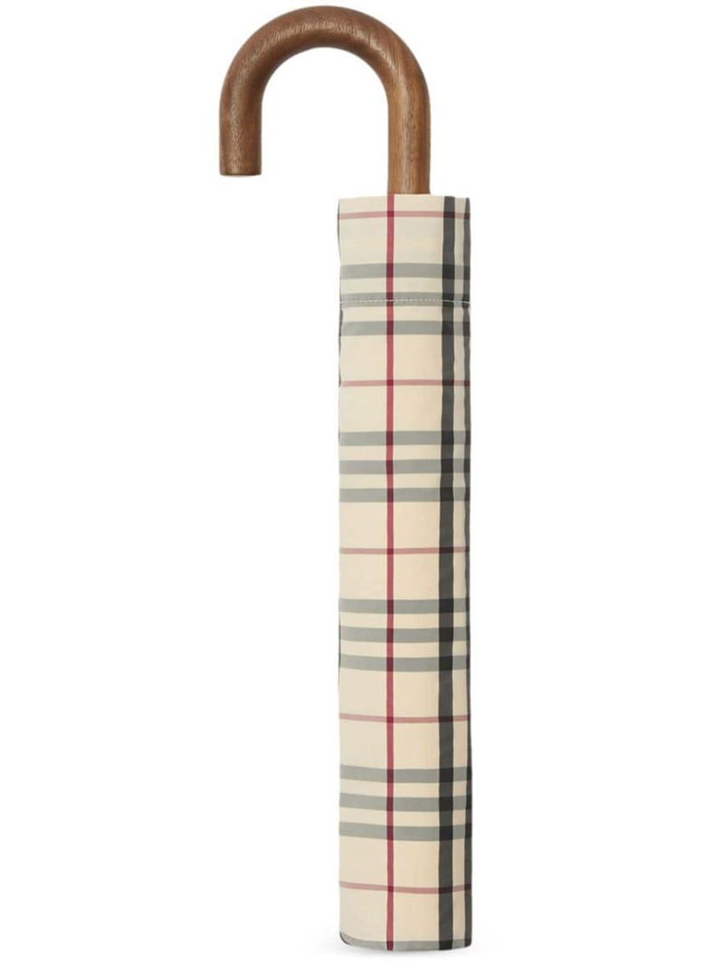 Burberry Vintage-Check Folding Umbrella