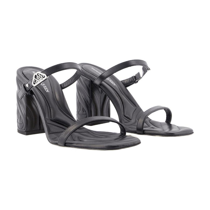 Alexander McQueen Seal Heeled Sandals
