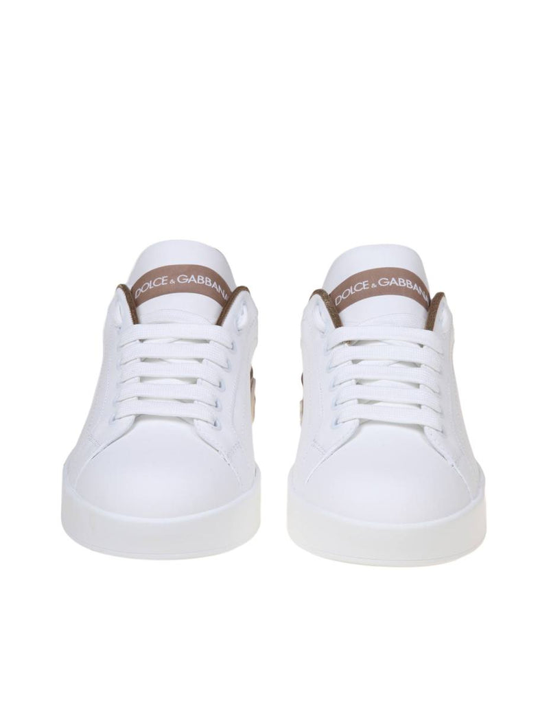 Dolce & Gabbana Portofino Line Sneakers In Nappa Leather