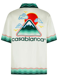 Casablanca White Silk Shirt